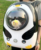 Breathable Space Capsule Bird Carrier Backpack for Outdoor Travel