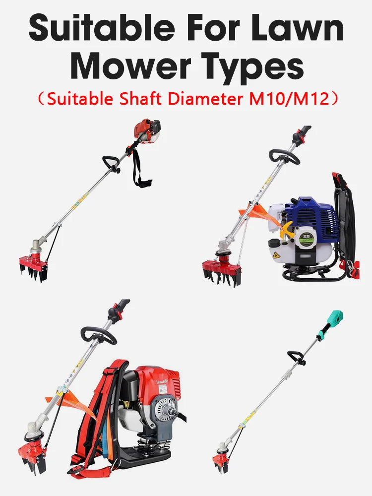 2-in-1 Weeding Wheel Attachment for Lawn Mowers