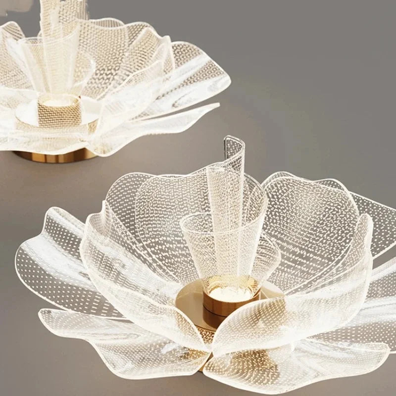 Modern Flower LED Ceiling Lamp for Bedroom or Hallway