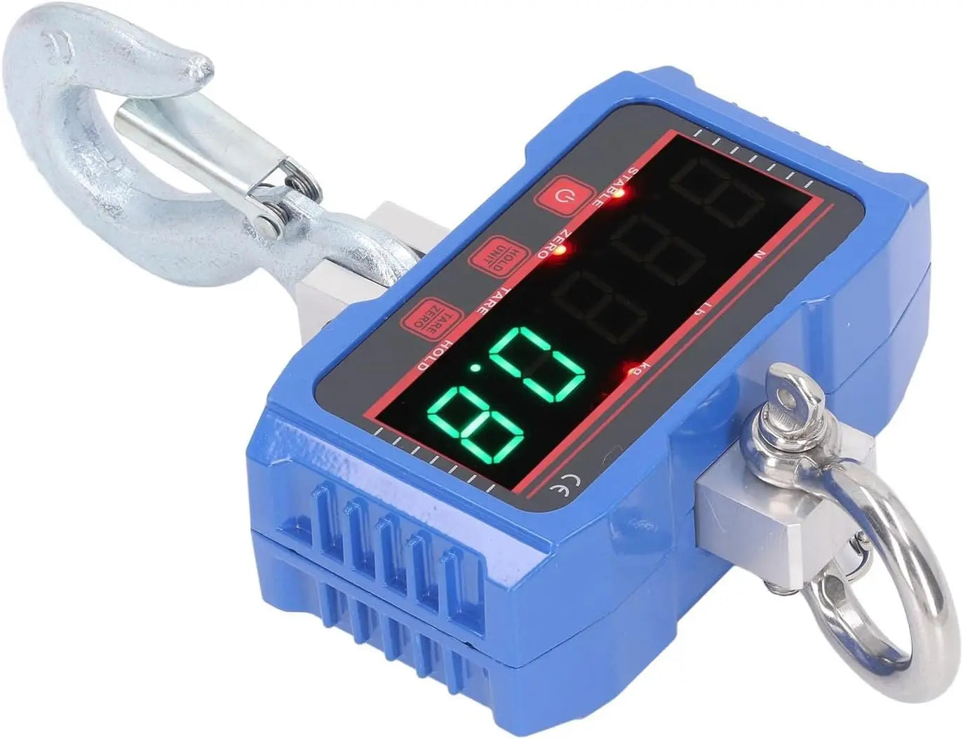 125kg Digital Hanging Scale with LED Display & Remote Control