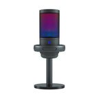 USB Condenser Microphone with RGB Lighting for Streaming