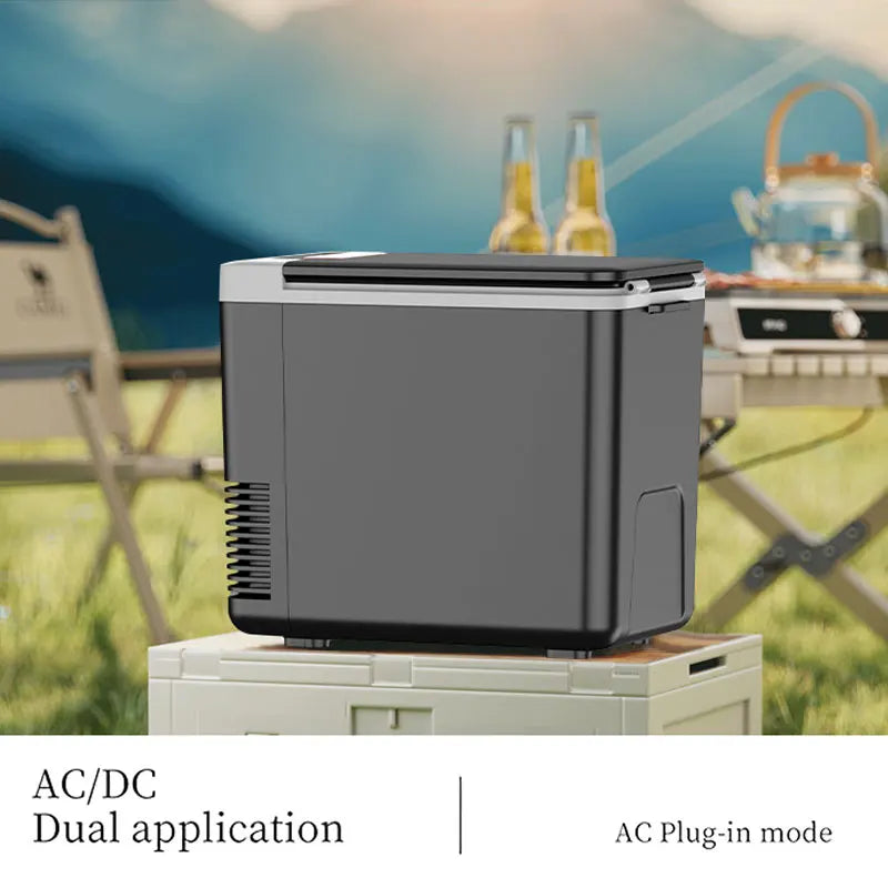 Dual-Use 10L Electric Cooler & Warmer  Compact Mini Fridge for Travel or Office