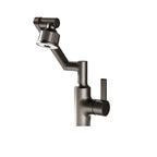 Universal Bathroom Sink Faucet with Rotating Arm Ceramic Cartridge