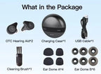 Rechargeable Bluetooth Hearing Aid with Noise Cancellation