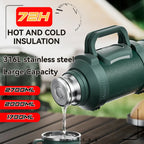 1700ML Stainless Steel Vacuum Flask with 72H Insulation