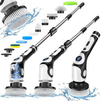 Cordless Bathroom Scrubber with Adjustable Extension Handle