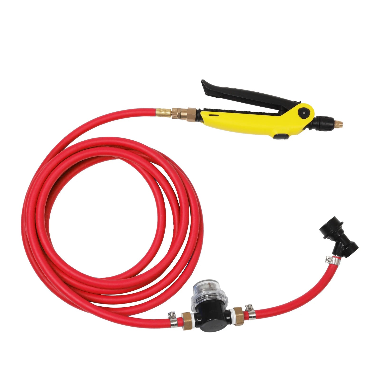 Cordless High-Pressure Water Sprayer with Filter & 19ft Flexible Hose for Car and Outdoor Cleaning