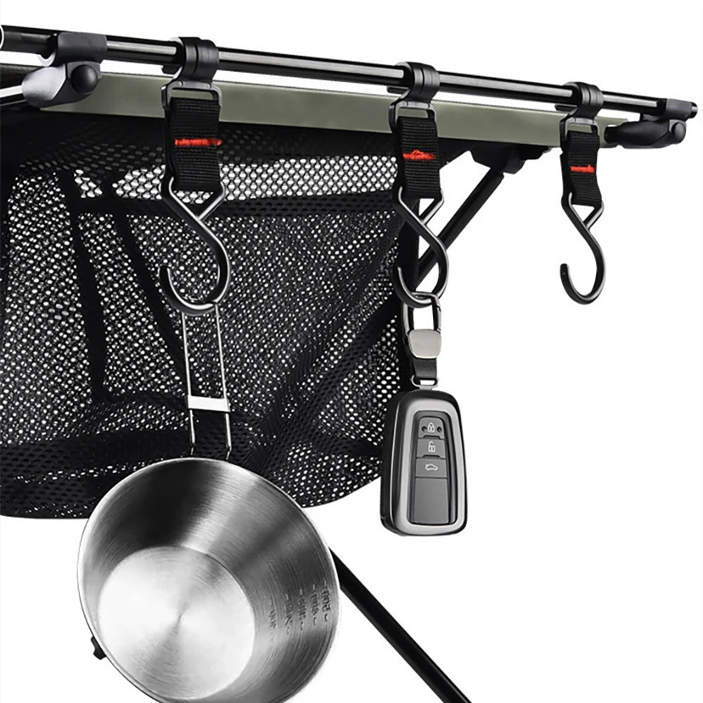 Portable Foldable Camping Table Lightweight Aluminum Alloy Outdoor Picnic & Fishing Table