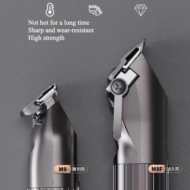Professional Grooming Kit with Comb Attachments