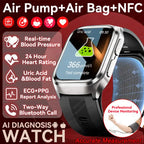 AI Smartwatch with Accurate Air Pump Blood Pressure