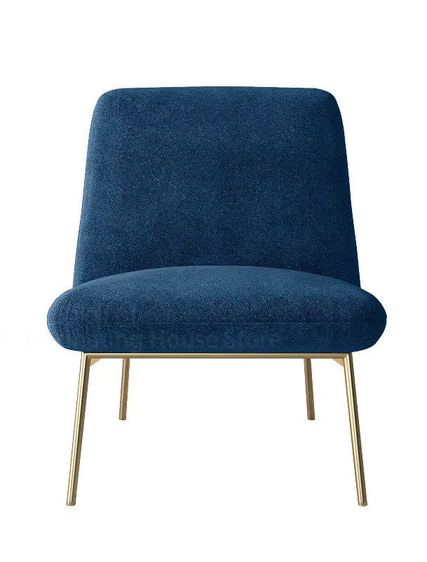 Minimalist Lounge Armchair Soft Sponge Filling, Ideal for Coffee Shop, Lobby or Home