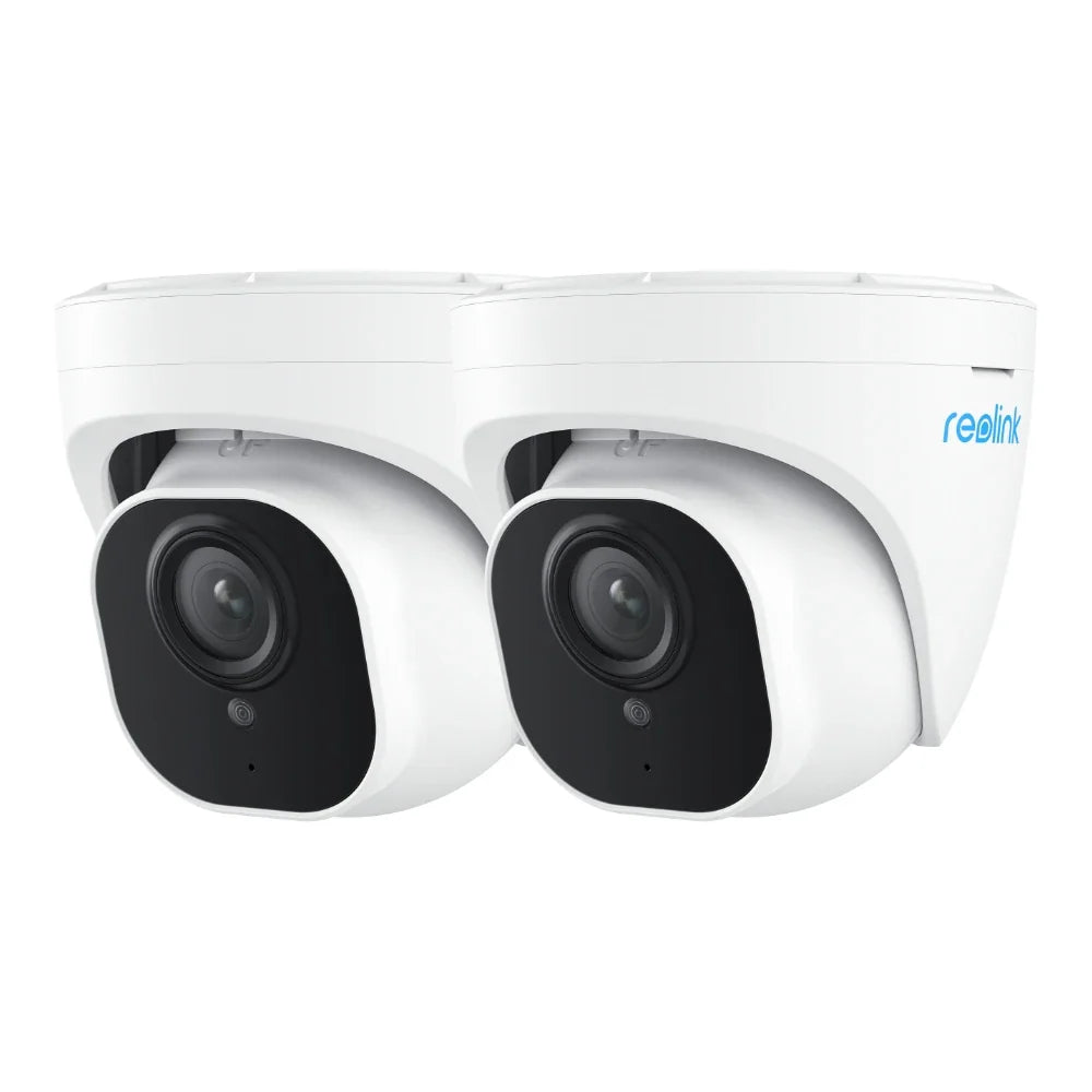 2-Pack 4K PoE Outdoor Security Cameras with Person Detection