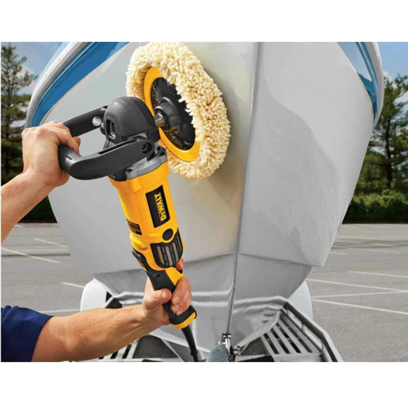 180mm Variable Speed Car Polisher for Waxing & Detailing DWP849XD