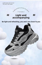 40-Silver Grey Warm Sports Shoes with Electric Massage & Vibration