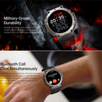 Rugged T‑Rex 3 Outdoor Smartwatch with AMOLED Display & Dual-Band GPS