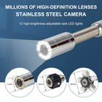 17mm Pipe Inspection Camera with 10m Cable, DVR Recorder & 4.3" Display