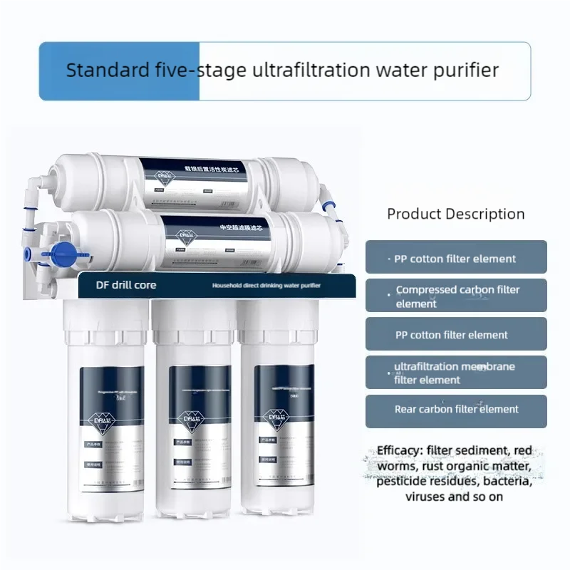 5-Stage Ultrafiltration Water Purifier for Kitchen Use