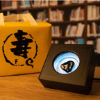 Portable Sound-Responsive Ferrofluid Lamp Colour Changing Magnetic Liquid Light for Desk or Bedroom