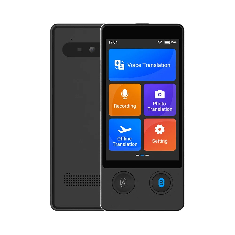 Travel-Friendly Multi-Language Translator with Long Battery Life