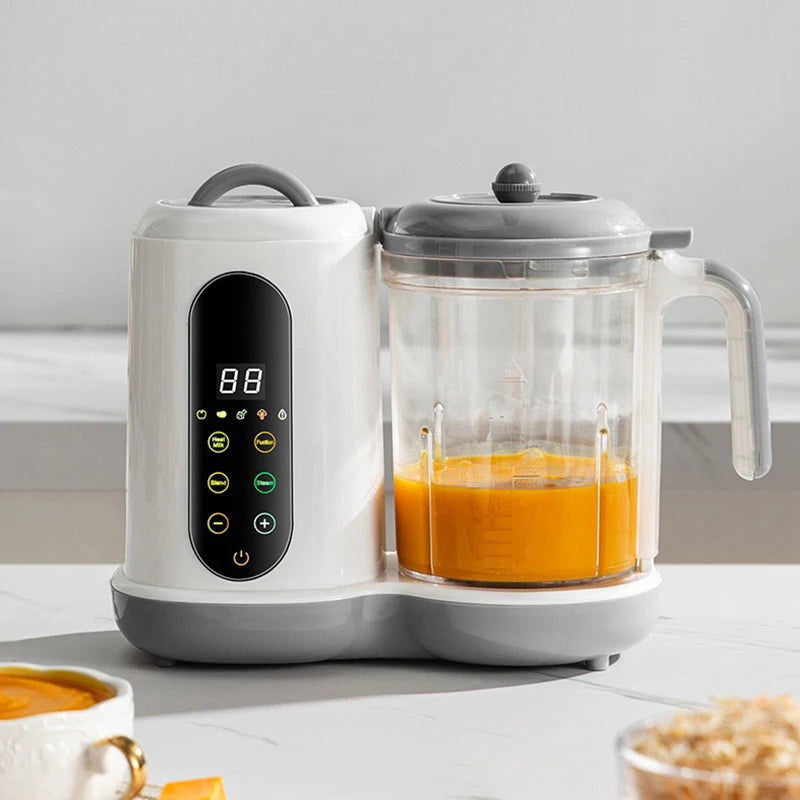 2-in-1 Food Processor and Steamer with Digital Display – Blender, Grinder and Cooker