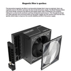 1000W Full Modular Power Supply with Gold Efficiency for Desktops - White
