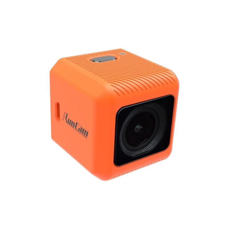 Compact 4K Camera with Stabilizer for Outdoor Adventures  RUNCAM5 Orange With 128G SD Card