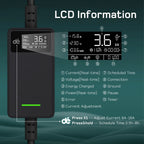 Smart Adjustable 3.7kW EV Charging Cable for Home