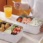 Multi-Power 1.8L Electric Lunch Box Durable Stainless Steel Food Warmer for Travel & Outdoor Use