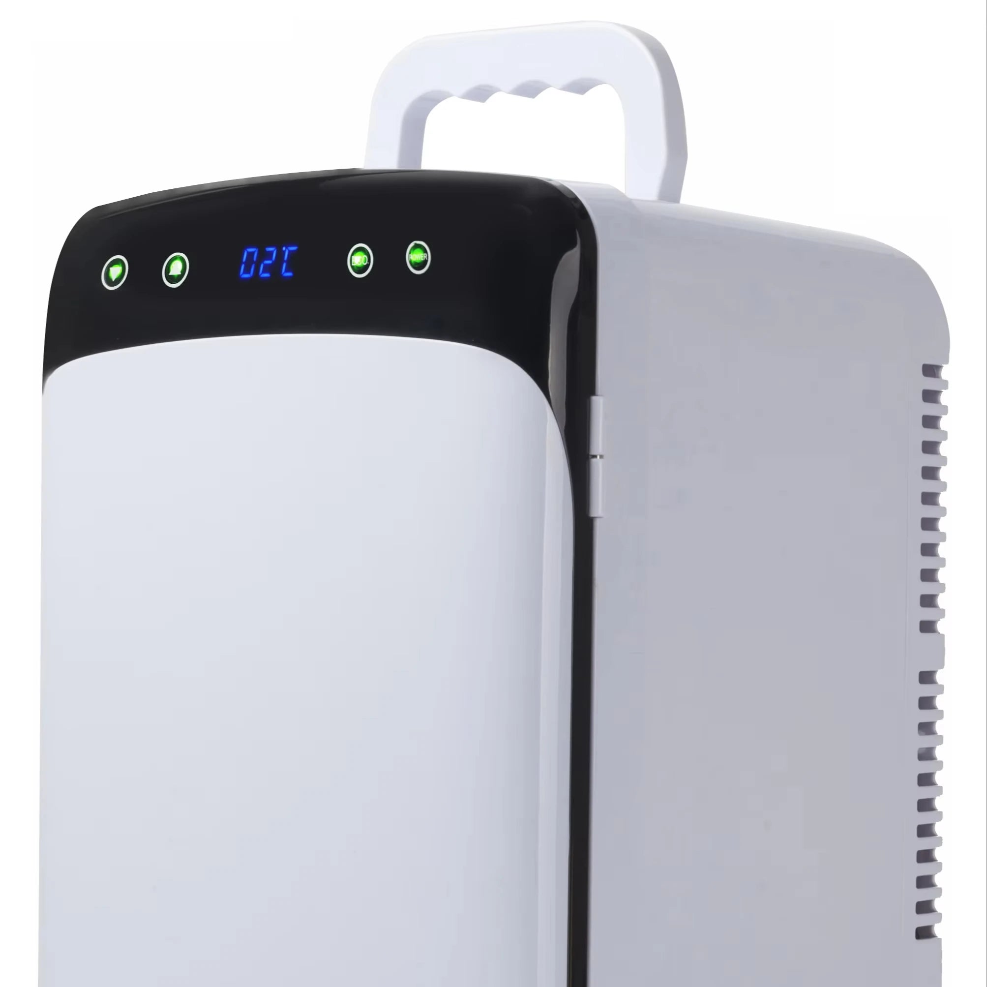 White 10L Thermoelectric Mini Refrigerator for Bedroom & Travel