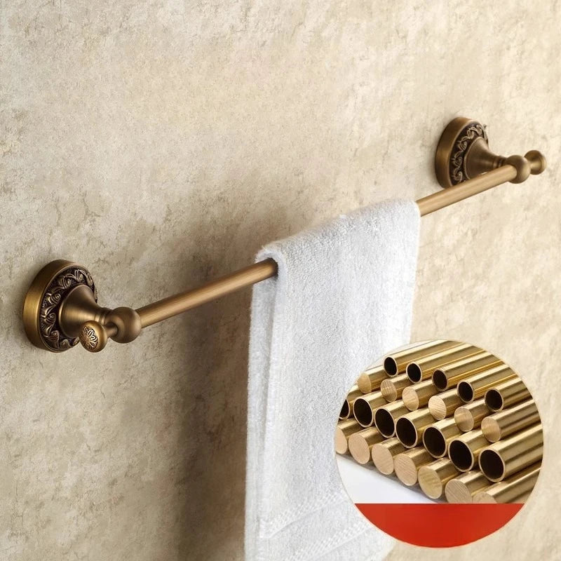 Luxury Bathroom Towel Rack, 50cm, Bolt-Fixed