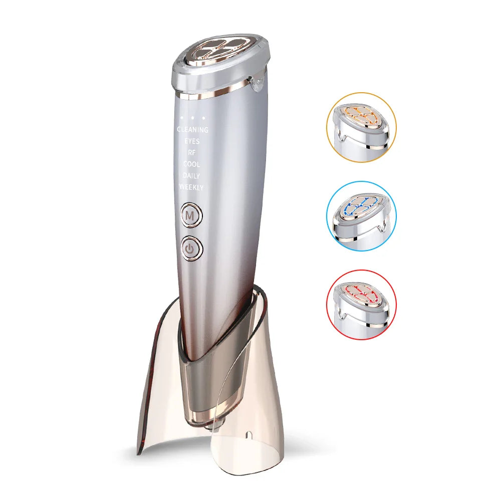Rechargeable EMS Face Lifting Tool with LED & Vibration