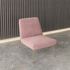 Minimalist Lounge Armchair Soft Sponge Filling, Ideal for Coffee Shop, Lobby or Home