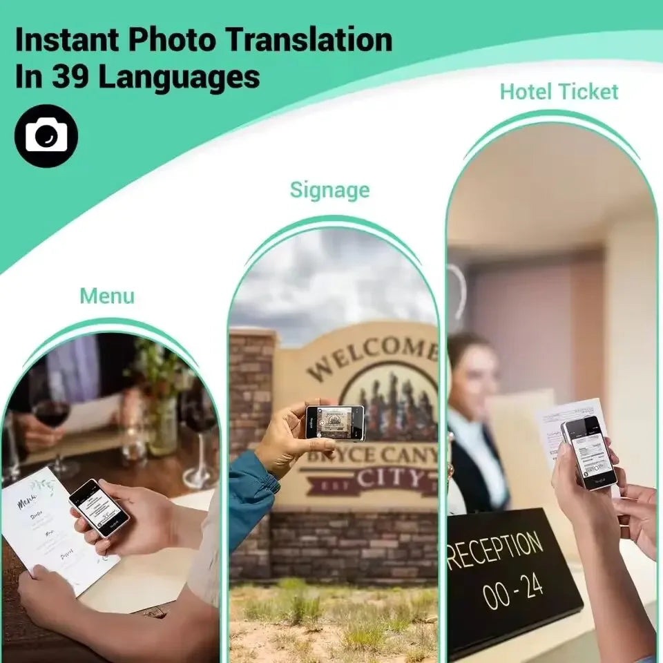 Mini Travel Translator with Touchscreen and Global Data