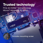 1TB Fast PCIe Gen4 NVMe M.2 SSD Storage