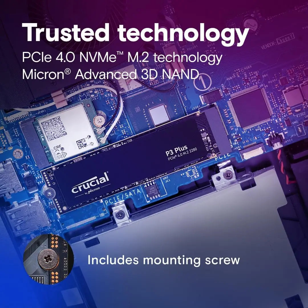 1TB Fast PCIe Gen4 NVMe M.2 SSD Storage