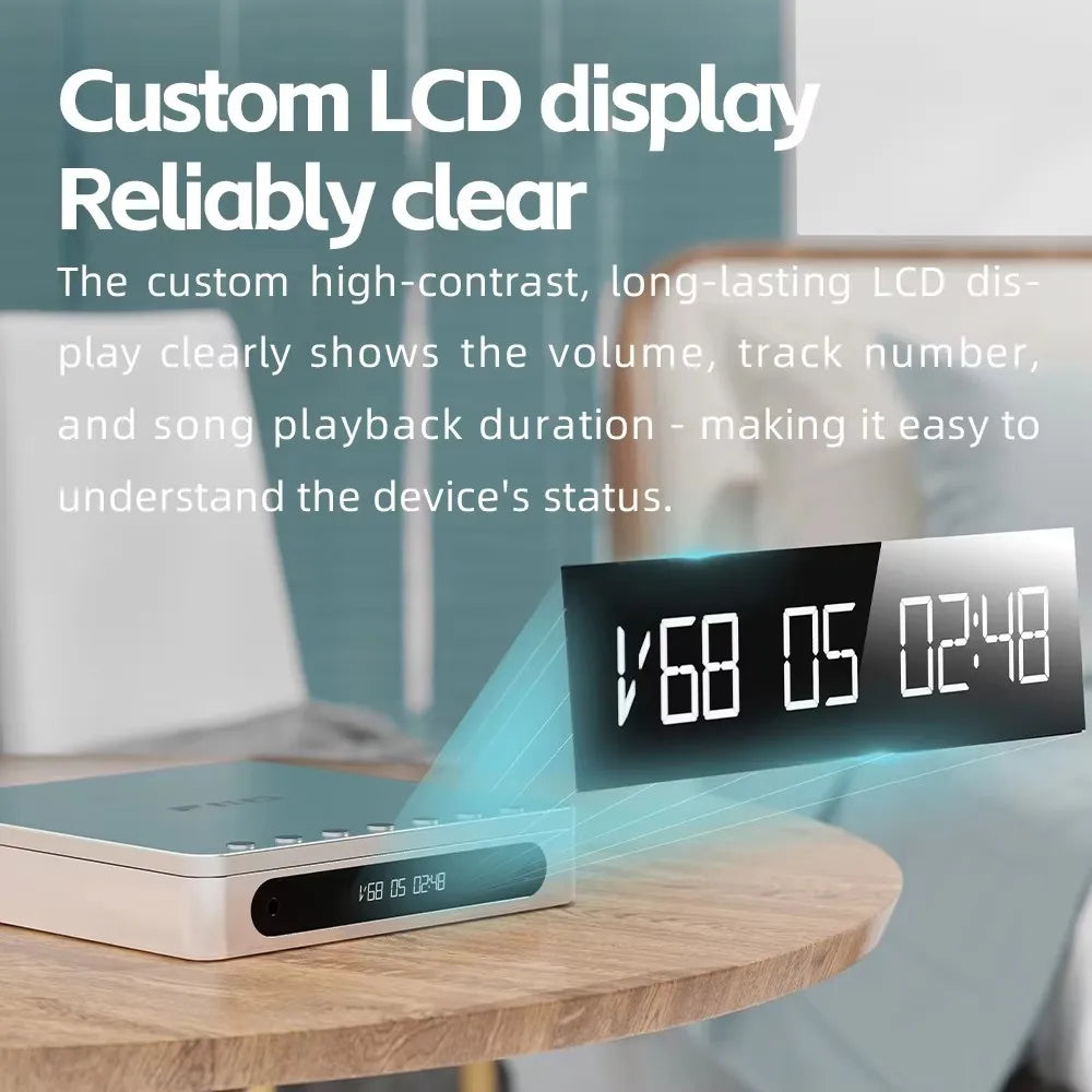 Bluetooth High-Fidelity CD Player with 4.4mm Balanced Audio