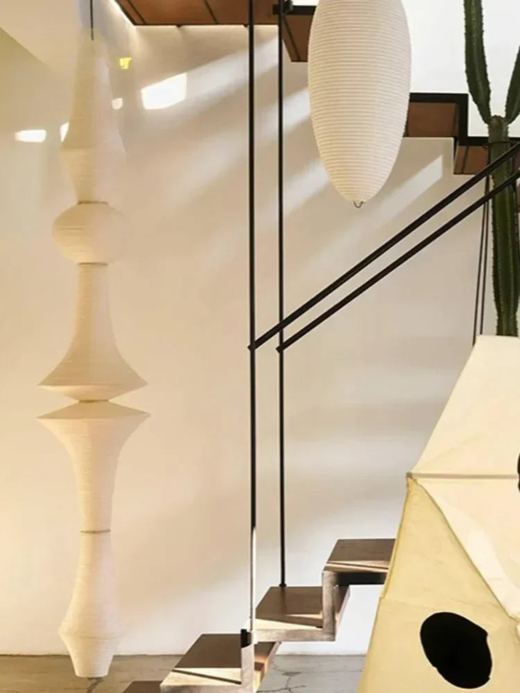 Handmade Japanese Hanging Lamp for Bedroom and Living Room