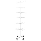 Metal Retail Display Rack, Spinning 6-Layer Stand for Accessories