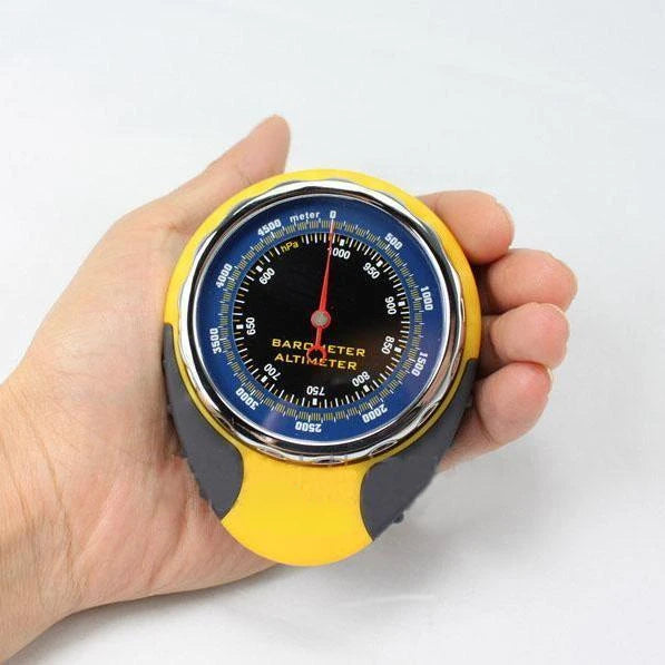 Multifunctional Outdoor Tool with Altimeter, Compass, Thermometer and Barometer