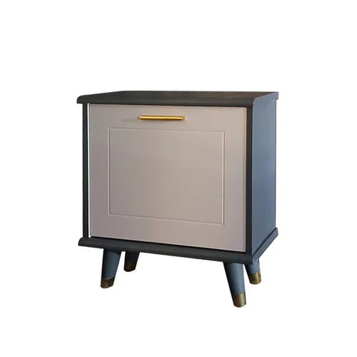 Designer Shoe Storage Cabinet Compact Modern Shelf with 1 Drawer for Home Organization