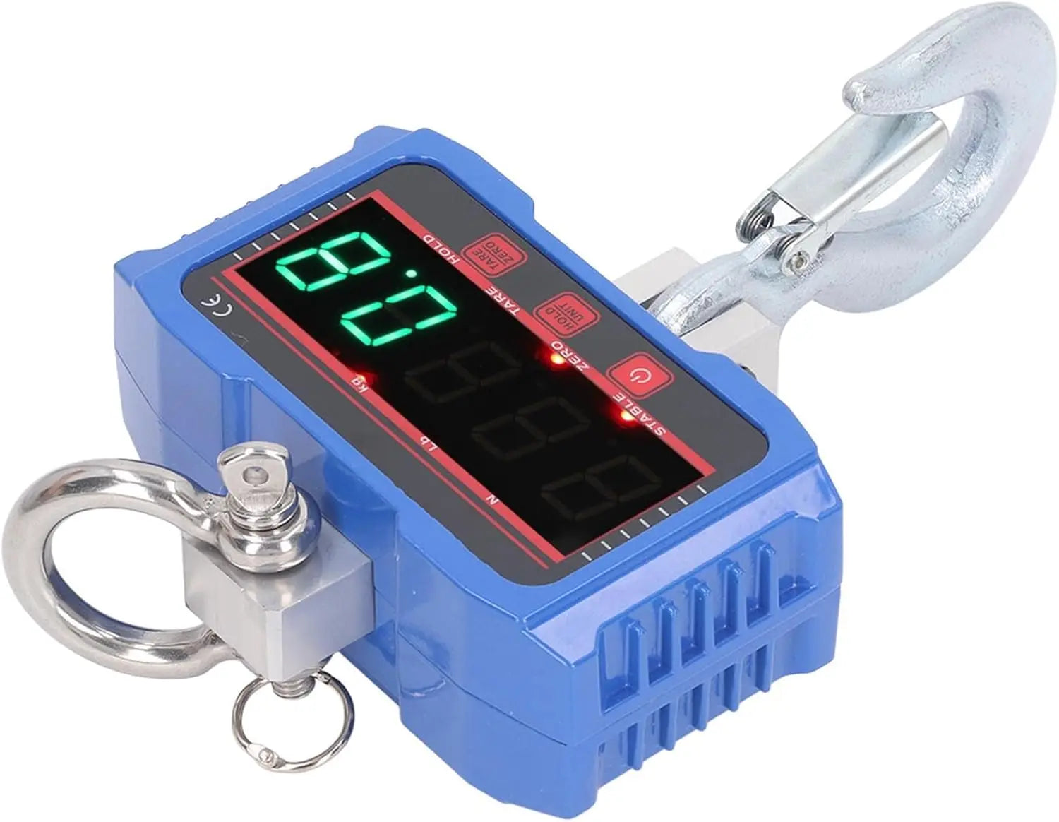 125kg Digital Hanging Scale with LED Display & Remote Control