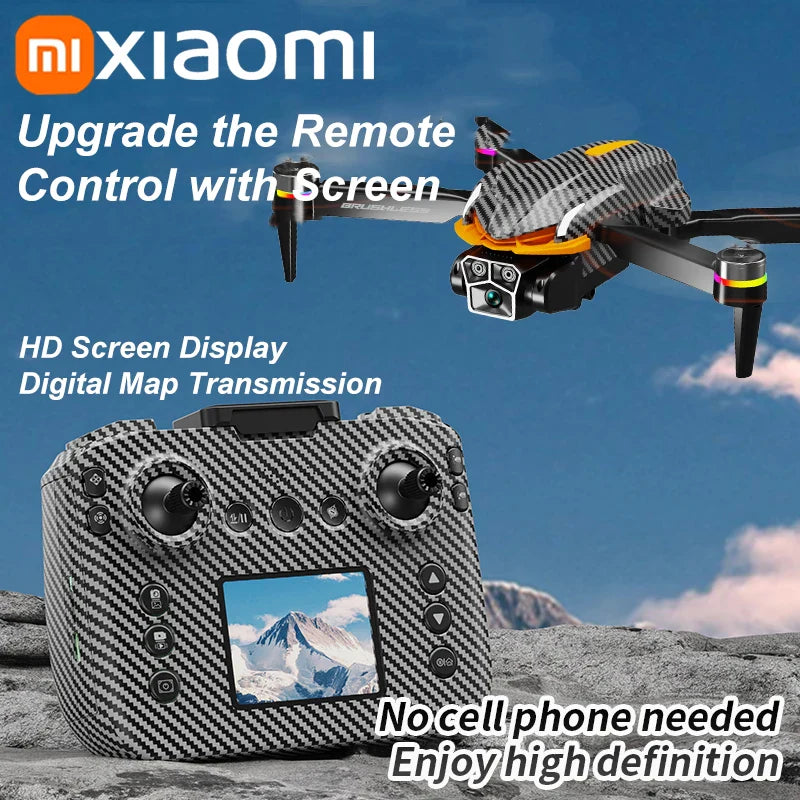 Folding Brushless Drone with 8K Triple Camera, GPS & Obstacle Avoidance