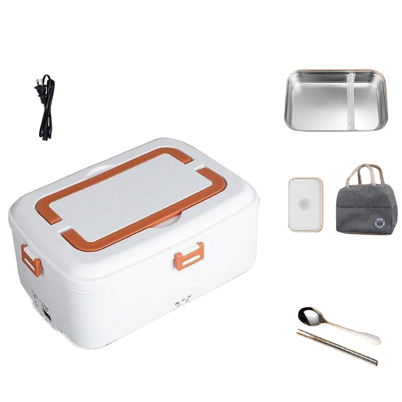 Multi-Power 1.8L Electric Lunch Box Durable Stainless Steel Food Warmer for Travel & Outdoor Use