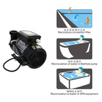 Compact 220V Whirlpool Booster Pump for Bath & Water Flow