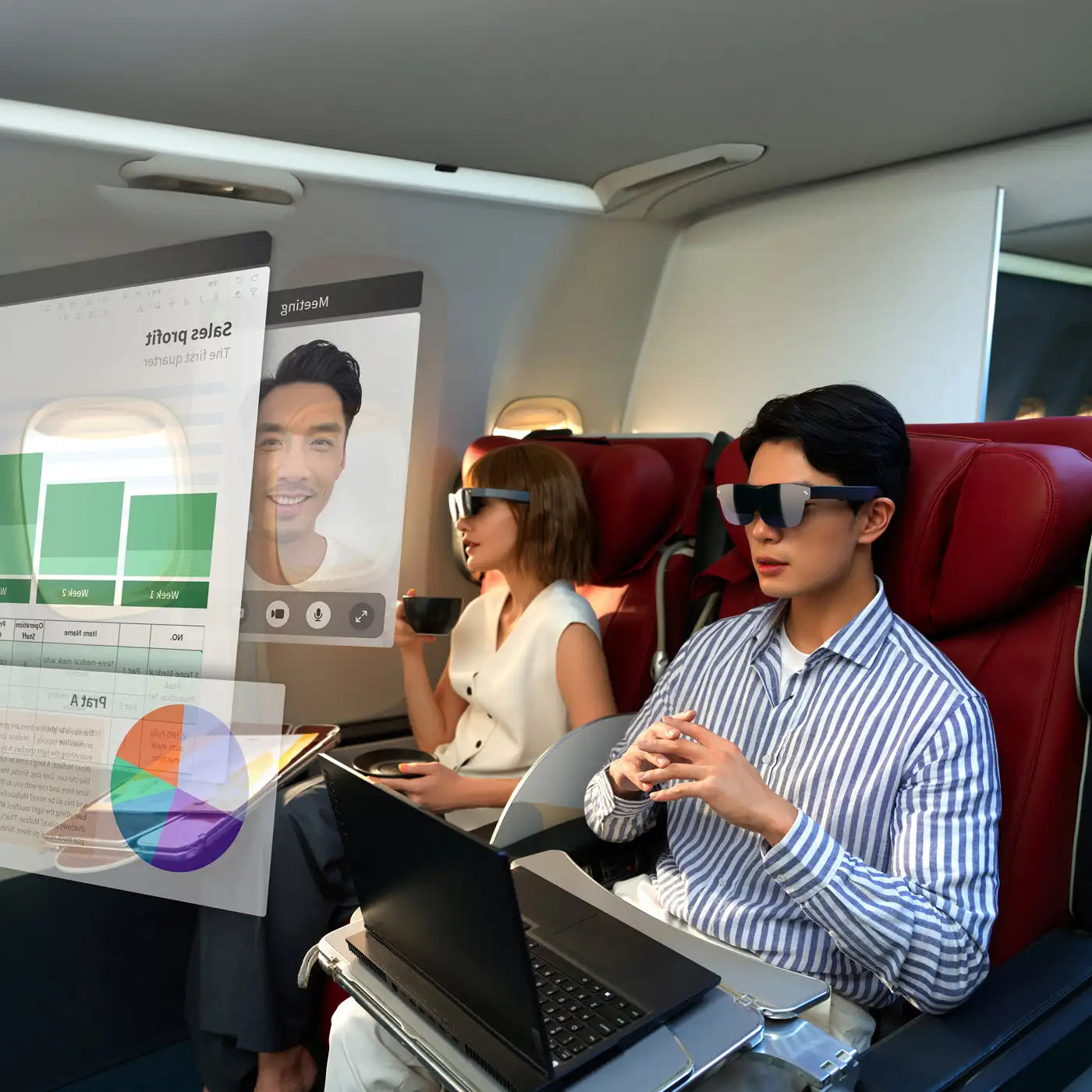 120Hz Smart AR Glasses with HD Micro OLED Screen