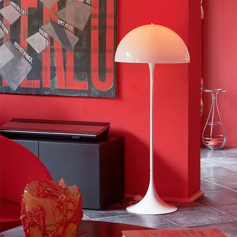 Warm White Mushroom LED Floor Lamp E27 Bulb