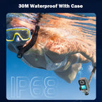 White C300 4K Action Cam with Dual Screen Waterproof