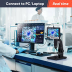 1080p Biological Microscope 2000X with LCD Display No Remote Control