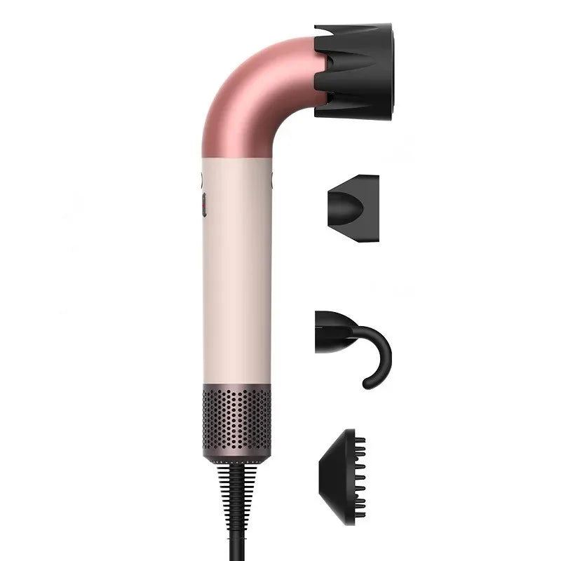 Negative Ion Professional Hair Dryer, with Diffuser, Pink AU