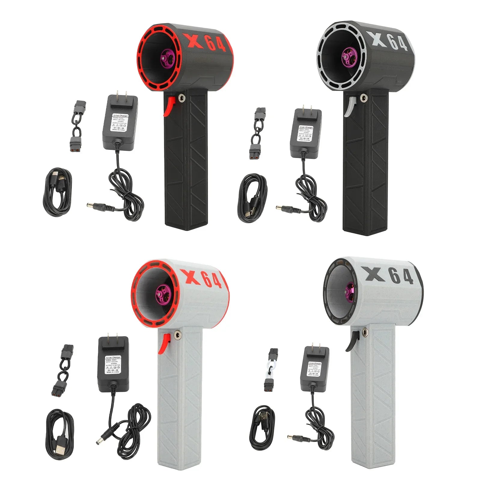 64mm Rechargeable Dust Blower for Home and Car Cleaning